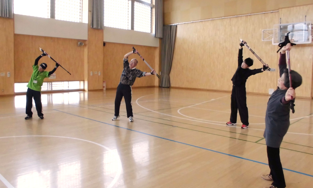 【360°限定】室内で基礎から学ぶ ノルディックウォーキング【半年間通い放題】
