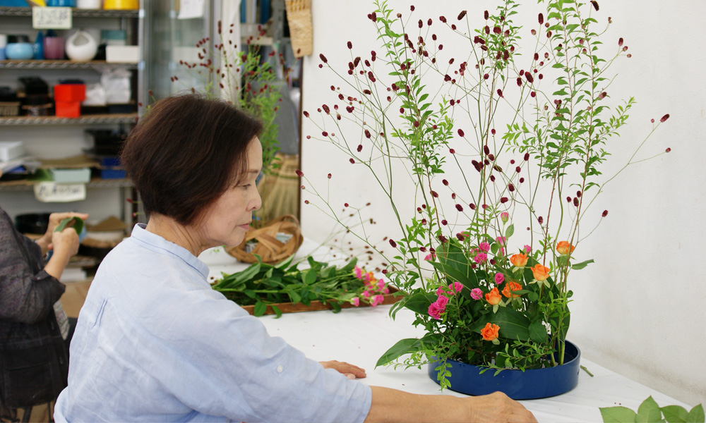 草月流いけばな体験