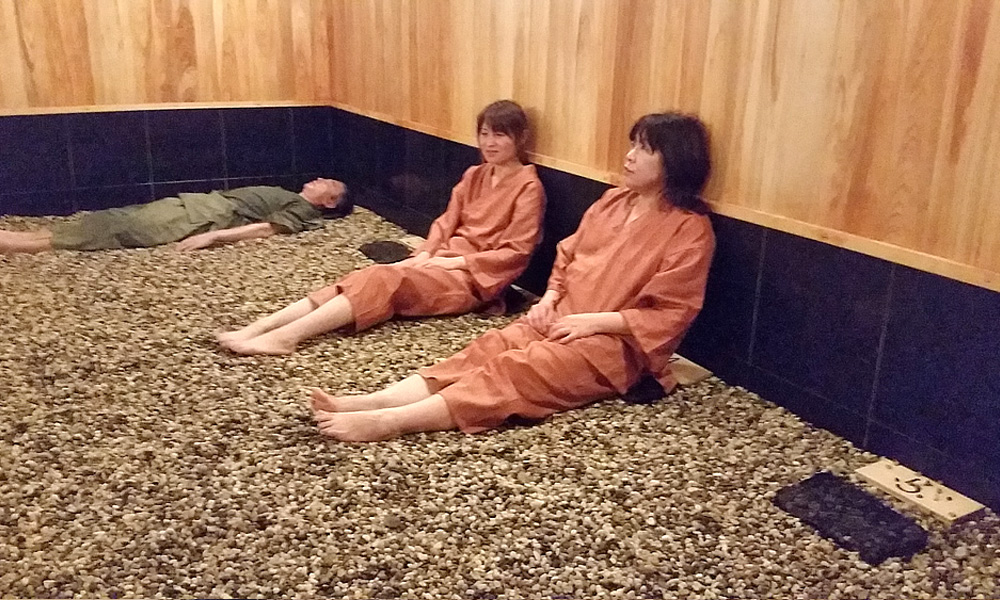 出産後のリフレッシュ・ミネラル薬石浴