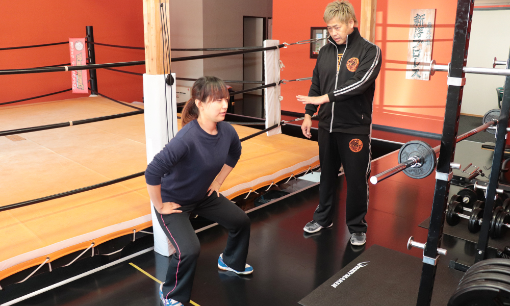 プロレストレーニングジムでフィットネス【2回】